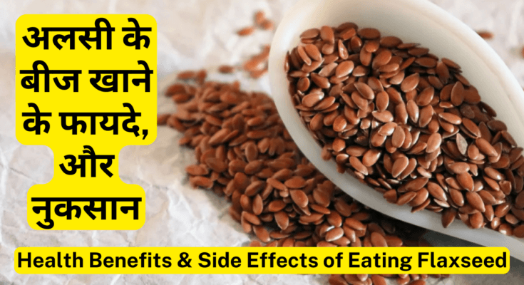 अलसी के बीज-Flaxseed खाने के फायदे, तरीके और नुकसान 10 Best Health Benefits of Eating Flaxseed