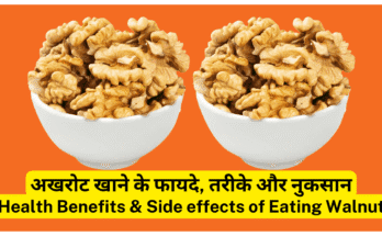 अखरोट-Walnut खाने के फायदे, तरीके और नुकसान 10 Best Health Benefits of Eating Walnut